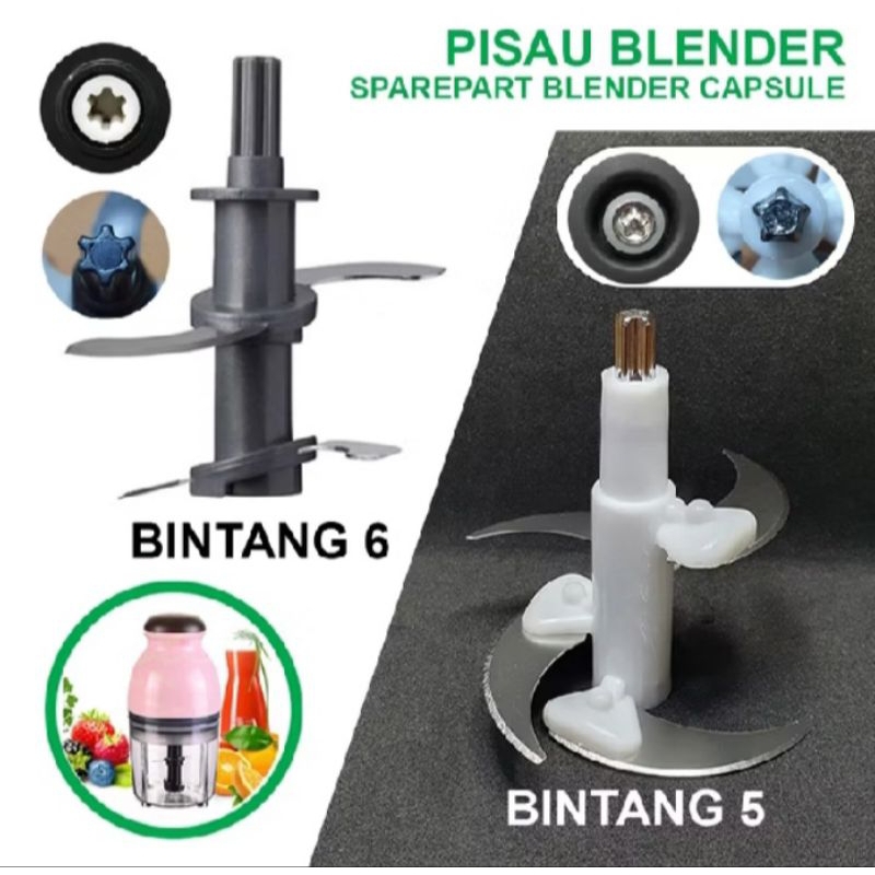 Pisau Blender Kapsul Chopper Daging