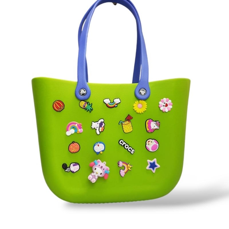tas crocs tote bag/crocs hendbag tas crocs wanita