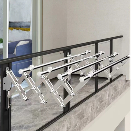 Jemuran Lipat Dinding Stainless Kuat Minimalis