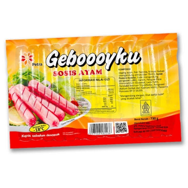 

Gebooyku Sosis Ayam Merah 730gr