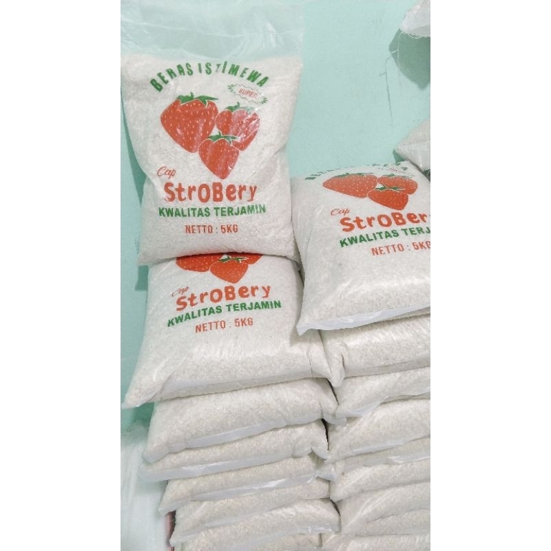 

beras pulen 5kg cap strobery