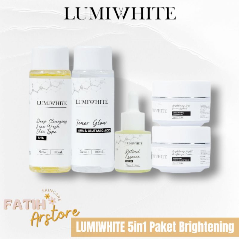 LUMIWHITE Package Series - Paket Super Brightening / Paket Brightening Lengkap Paket Skincare Mencer