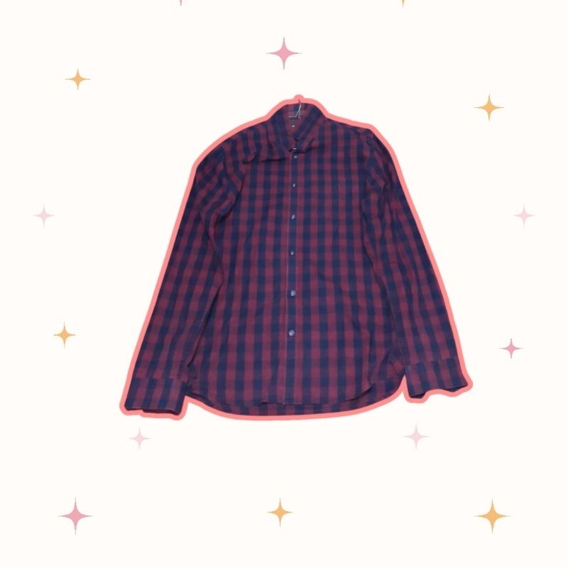 (PRELOVED) KEMEJA FLANEL MOC