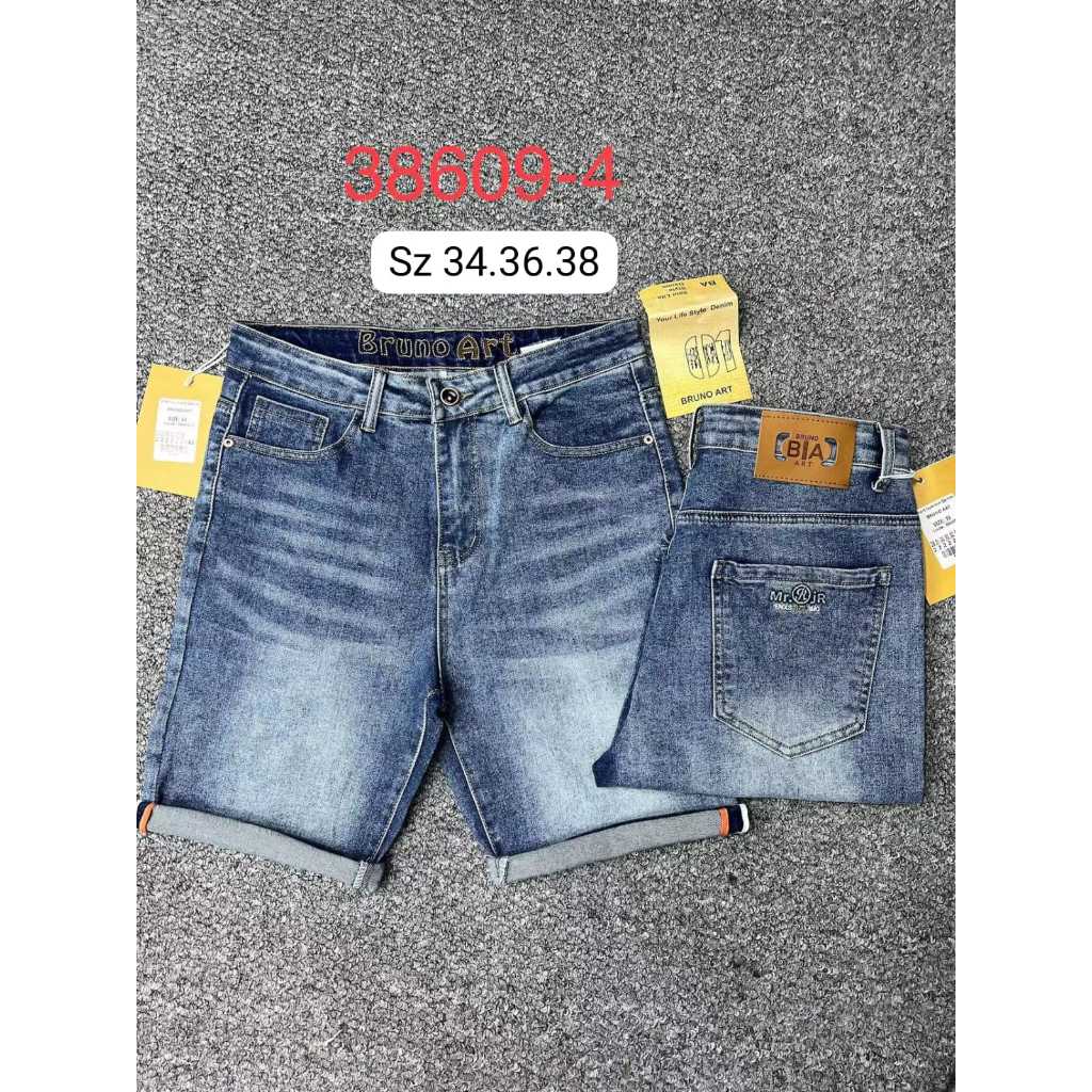 celana pendek jeans premium BRUNO ART JUMBO