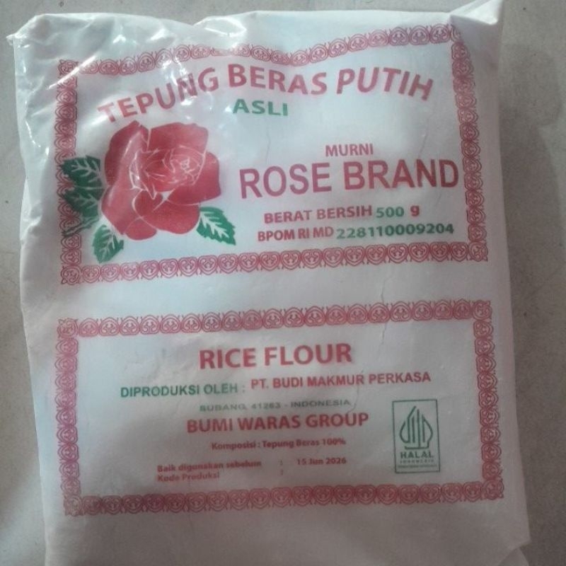 

tepung Rose brean Beras putih