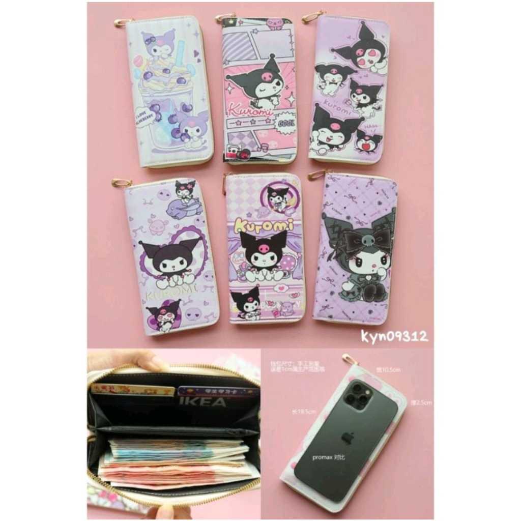 DOMPET SANRIO KARAKTER MOTIF LUCU DOMPET LIPAT PENDEK DOMPET PANJANG DOMPET KECIL CEWEK REMAJA ANAK 