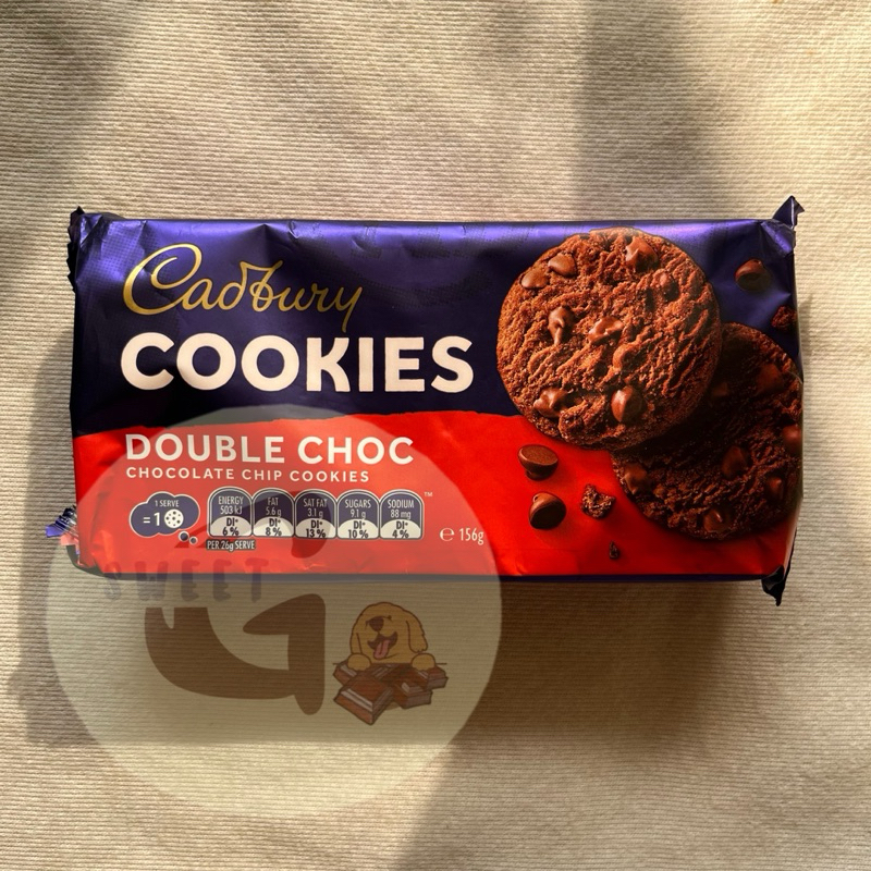 

Cadbury Cookies Double Chocolate Chip 156gr