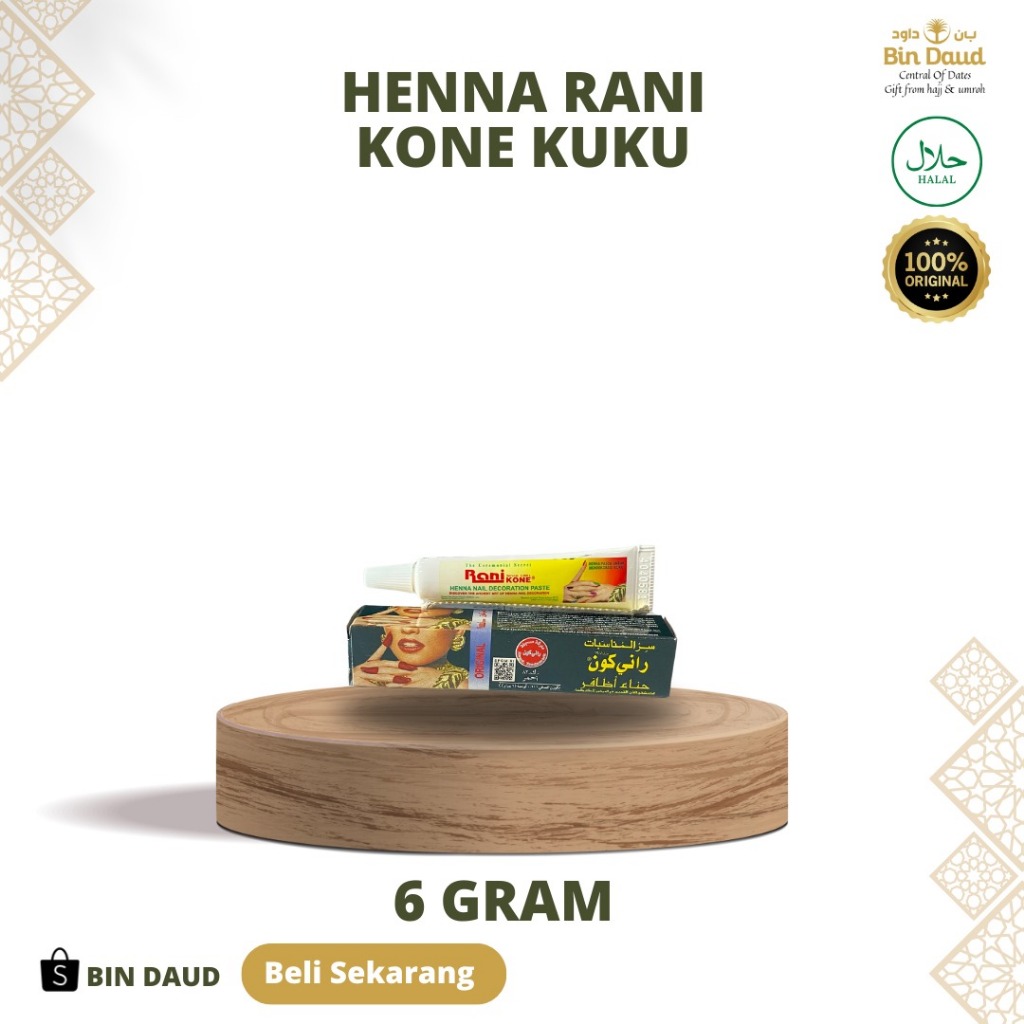 HENNA KUKU RANI KONE WARNA MERAH | KUTEK HENNA | HENNA PASTA ORIGINAL
