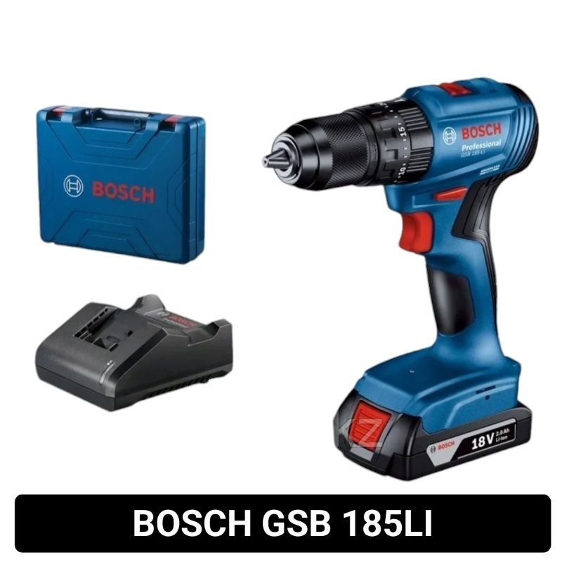 Bosch GSB 185Li hammer drill mesin bor Cordless 18v