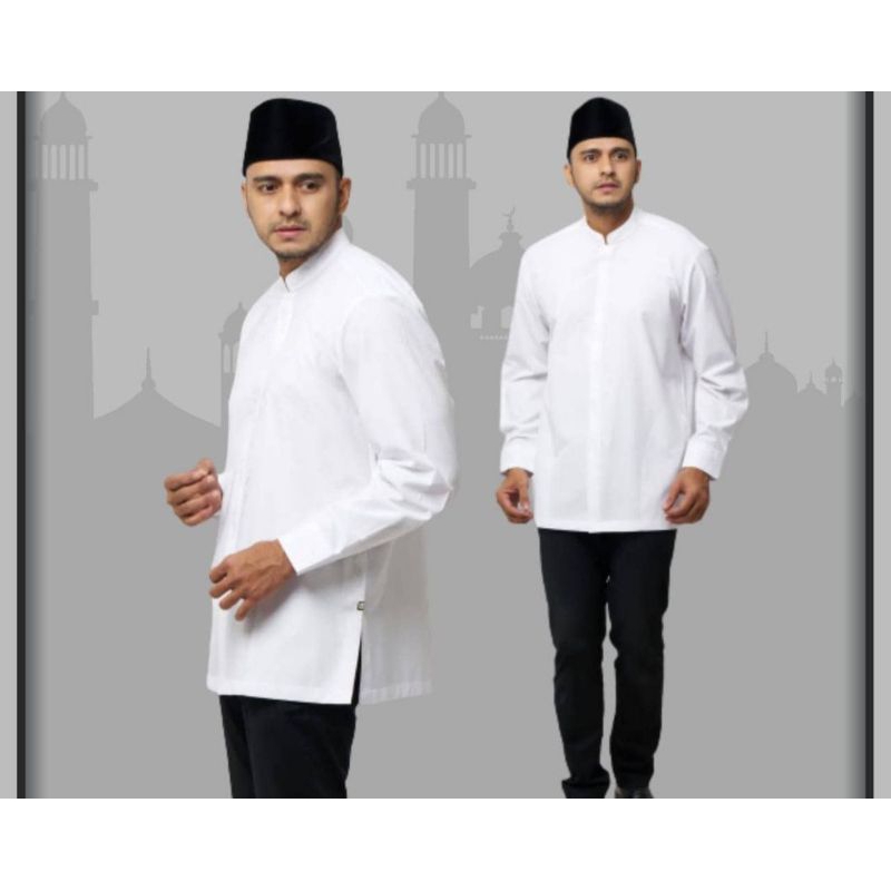 BAJU KOKO AL MIA ORI MT TANGAN POLOS / KUALITAS DI ATAS AL - MIA  PREMIUM - ALMIA WARNA READY