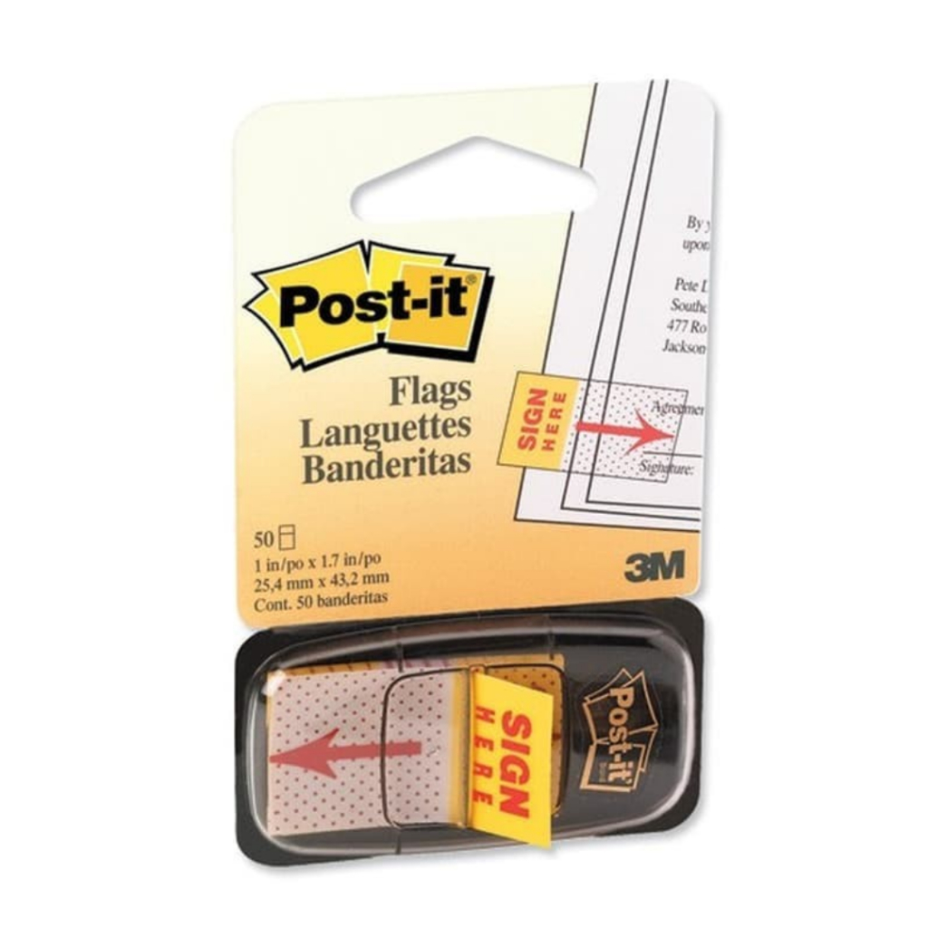 

Gramedia Surabaya - 3M Post-It Flag 680-9 Sign Here