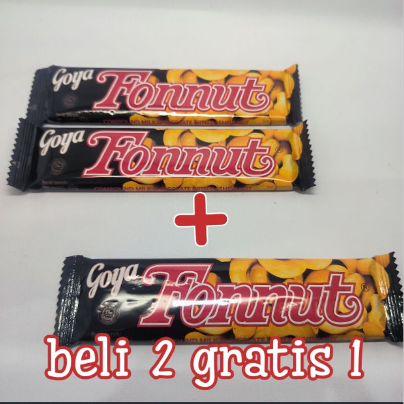 

coklat goya fonnut 45 gr. / coklat silverqueen / coklat batangan
