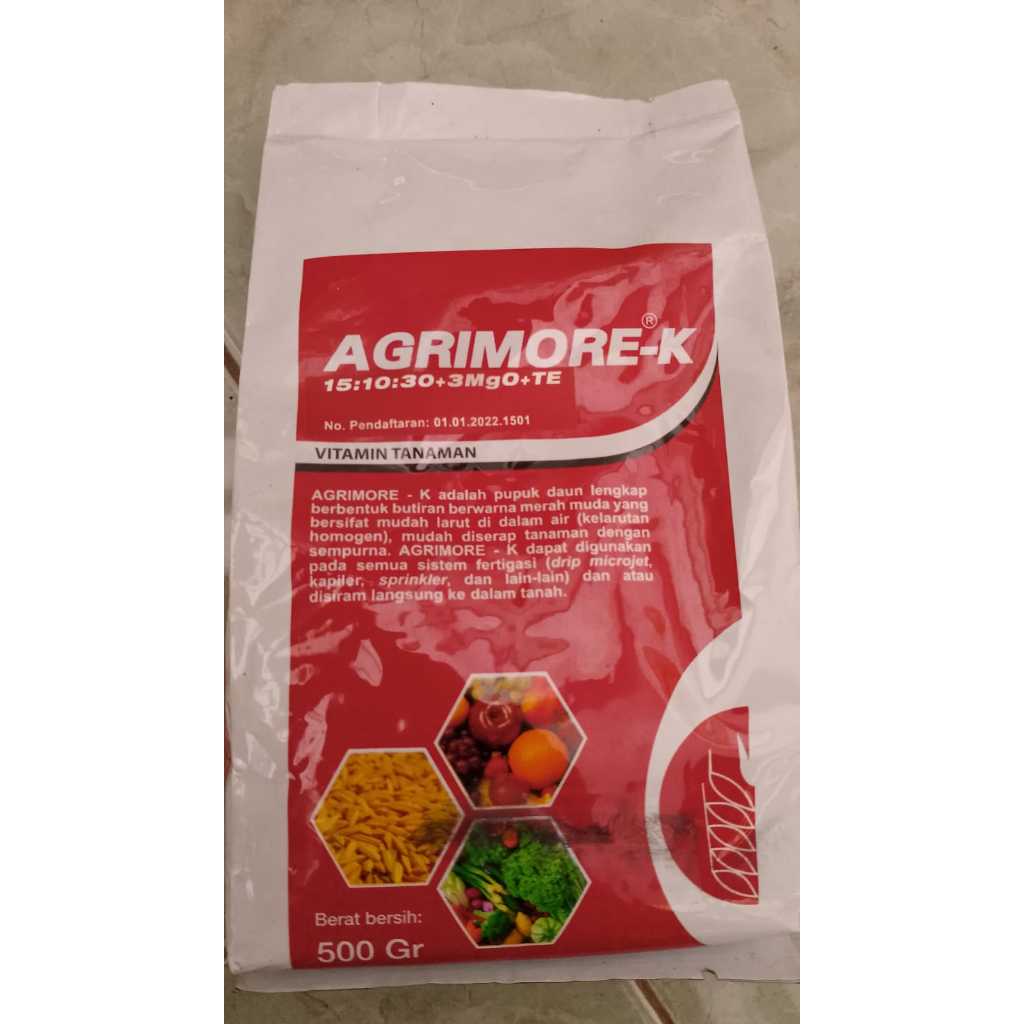 Nutrisi Agrimore K 500gr