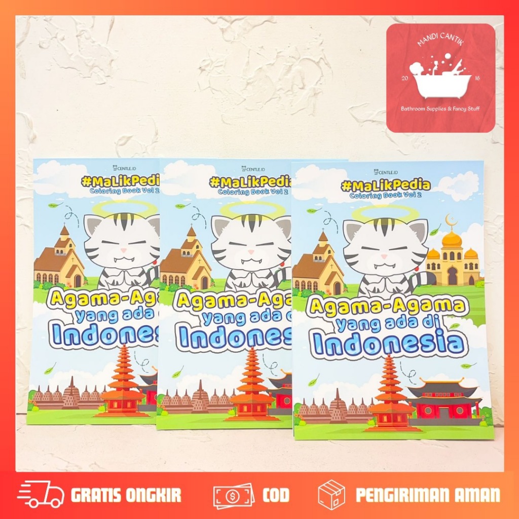 

BUKU GAMBAR CENTLE AGAMA YANG ADA DI INDONESIA UKURAN A4 BK-1520 KREATIFITAS BOOK LUCU ALAT TULIS KANTOR COD BAGUS