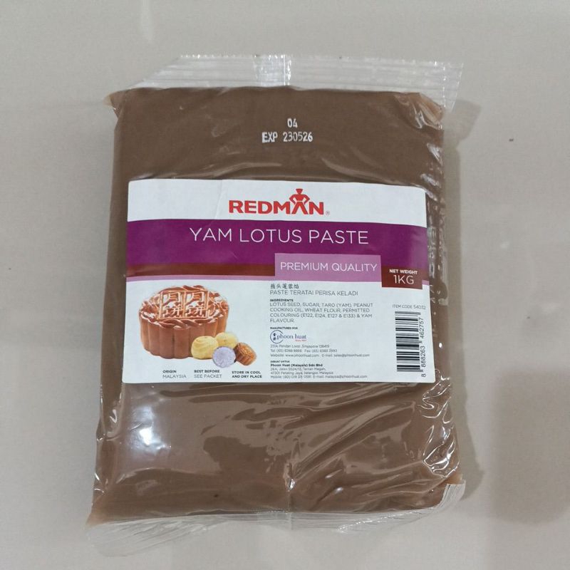 

YAM LOTUS REDMAN ISIAN MOONCAKE KELADI Talas LOTUS PASTA MOONCAKE O LIAN YUNG