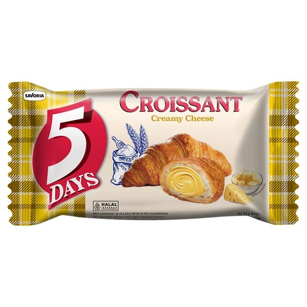 

5 Days Croissant Creamy Cheese 60 gr