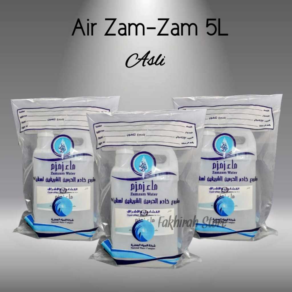 

Air Zam Zam Original 5 Liter Tanpa Campuran. Air Zam Zam Jerigen