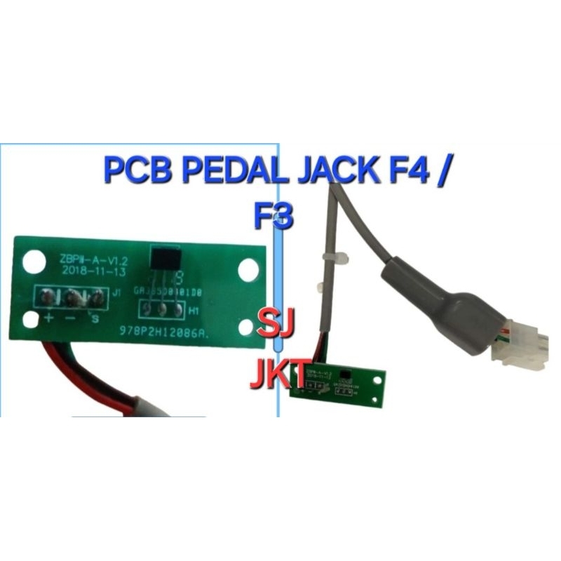 pcb pedal mesin jahit  jack f4 /f3 new