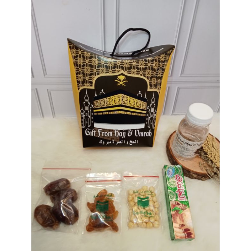 

PAKET OLEH-OLEH HAJI DAN UMROH MURAH PAKET B ISI 25 PCS/HAMPERS