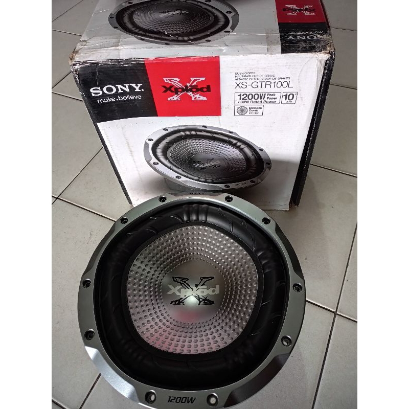 Subwoofer SONY Xplod XS-GTR100L 10" inch