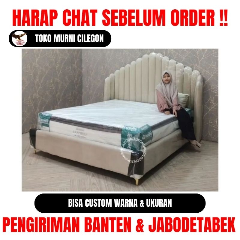 Sandaran Divan Tiffany - Tanpa Kasur (free ongkir cilegon serang kota)