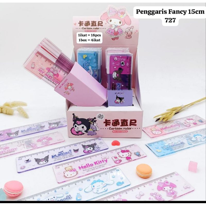 

Penggaris Fancy 15cm 727
