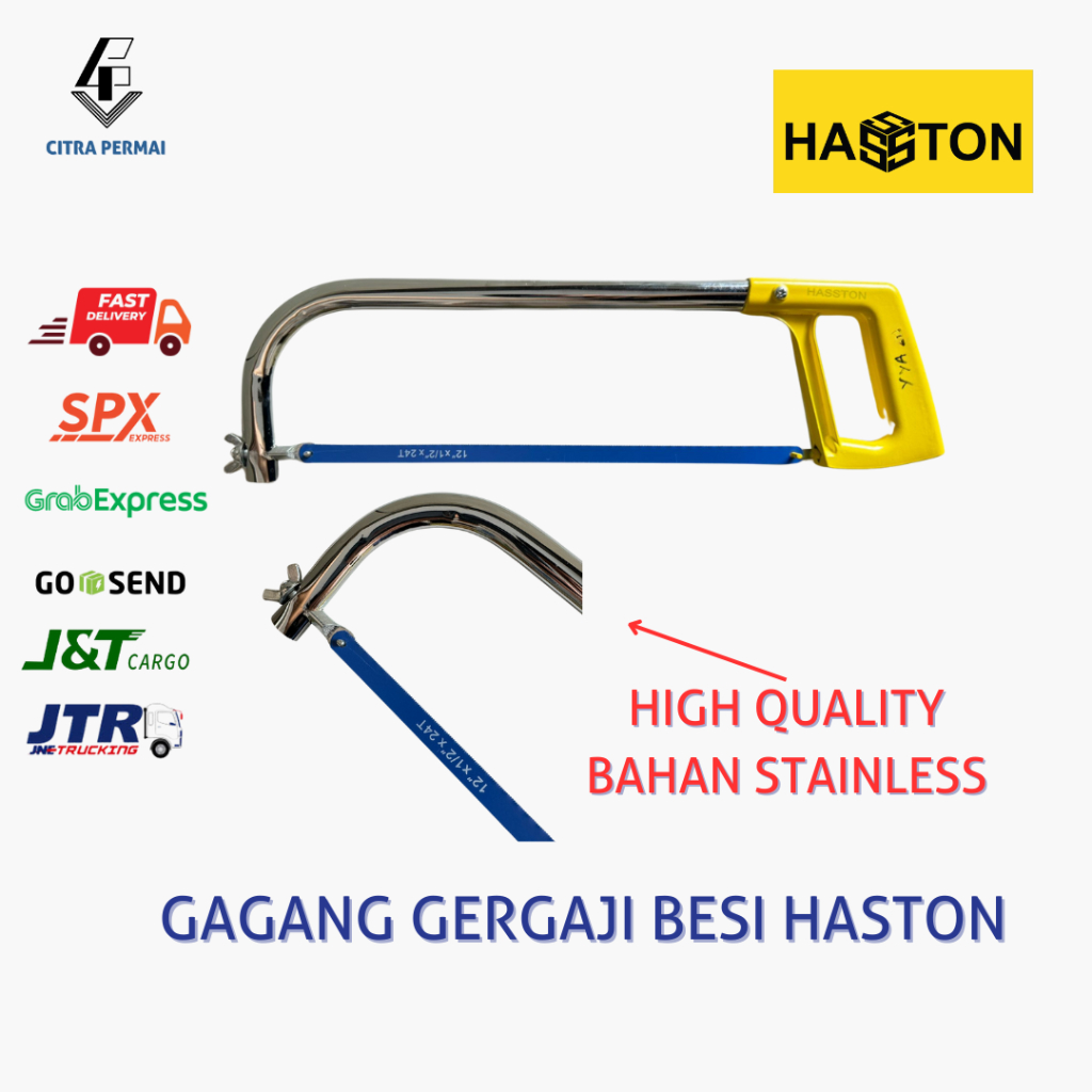 GAGANG GERGAJI BESI HASTON PROHEX MODEL PIPA ART 4000-003 / STANG GERGAJI PROHEX HASTON
