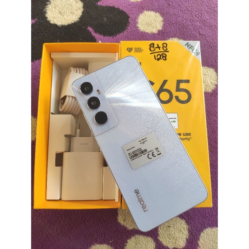 realme C65 BNOB  Ram 8GB Internal 128GB HP Second Seken Bekas Fullset [murah] hp murah