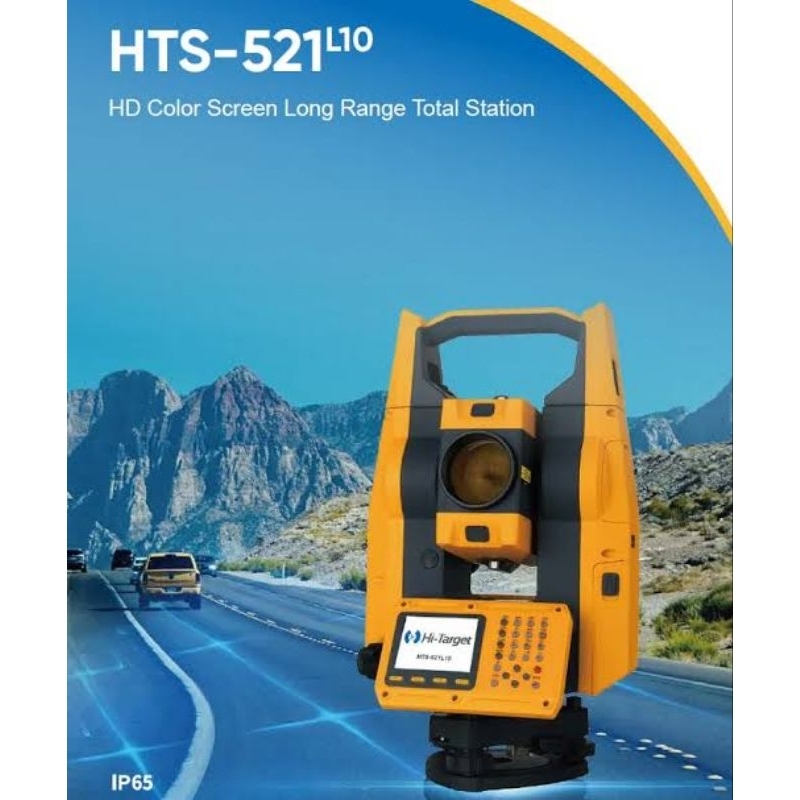 Total station Hi-target HTS−521L10HD | Color Screen Long Range Total Station | free Training