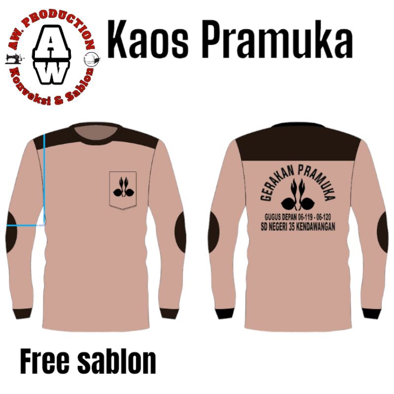 KAOS PRAMUKA / KAOS PDL / KAOS LAPANGAN