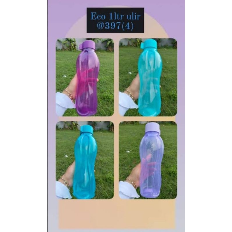 NEW Eco Bottle Ulir 1L Tupperware/ Botol Minum 1L Tupperware