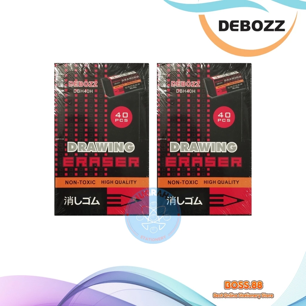 

ERASER / PENGHAPUS DEBOZZ DBH-40 HITAM (1 BOX)