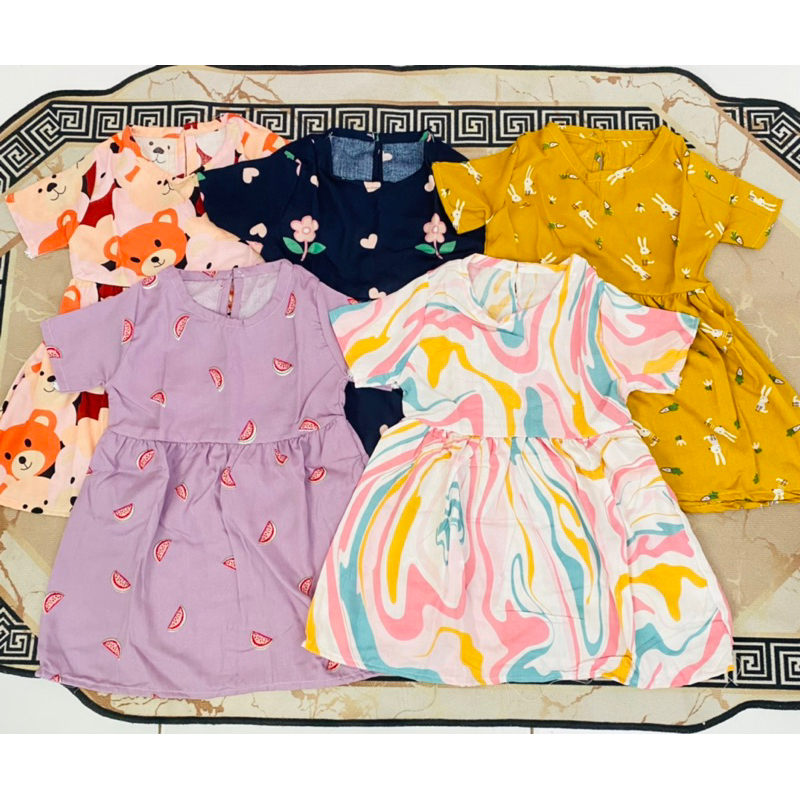 daster anak,daster rayon,dress anak,daster anak premium