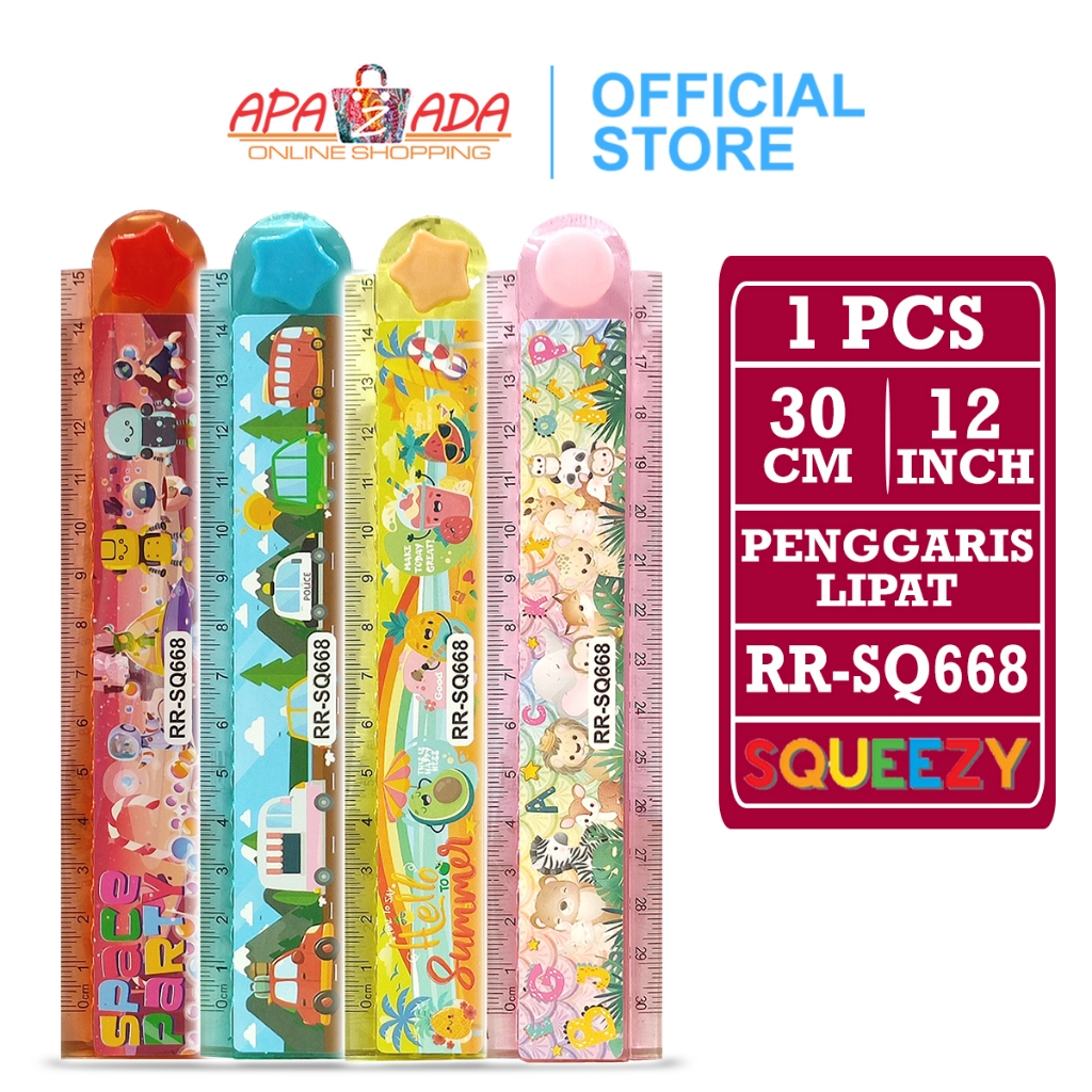 

Apazada - Penggaris Lipat 30cm [1 Pcs] / Garisan Lipat Plastik / Mistar Lipat RR-SQ668