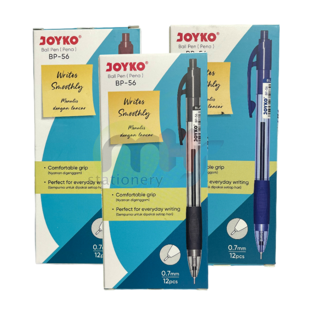 

Bolpoin Pulpen Ball Pen Joyko BP-56 1 BOX Isi 12 Pcs