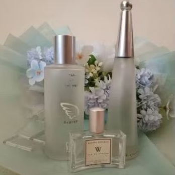 3 botol parfum kosong empty bottle cologne gap | issey m | banana republic original preloved bekas p