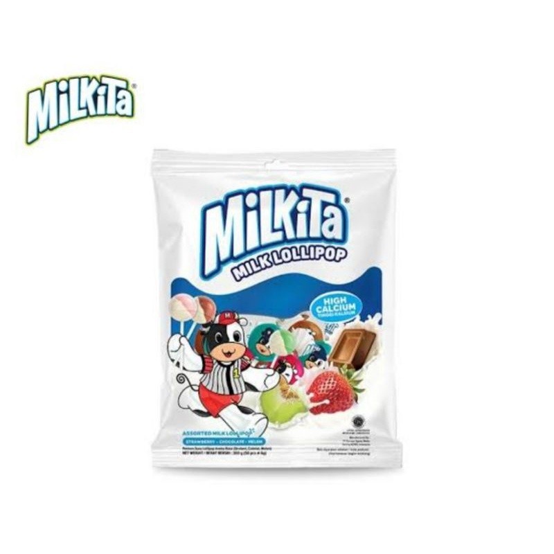 

Milkita Lollipop Max Refill Candy (1 Bag Isi 40pcs - 1 Karton isi 8 Bag)