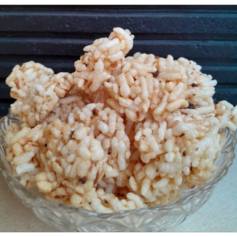 

Rengginang Kerang Koin Matang Goreng