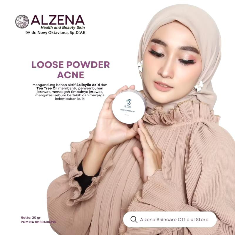 POWDER ACNE ALZENA SKINCARE HALAL&BPOM