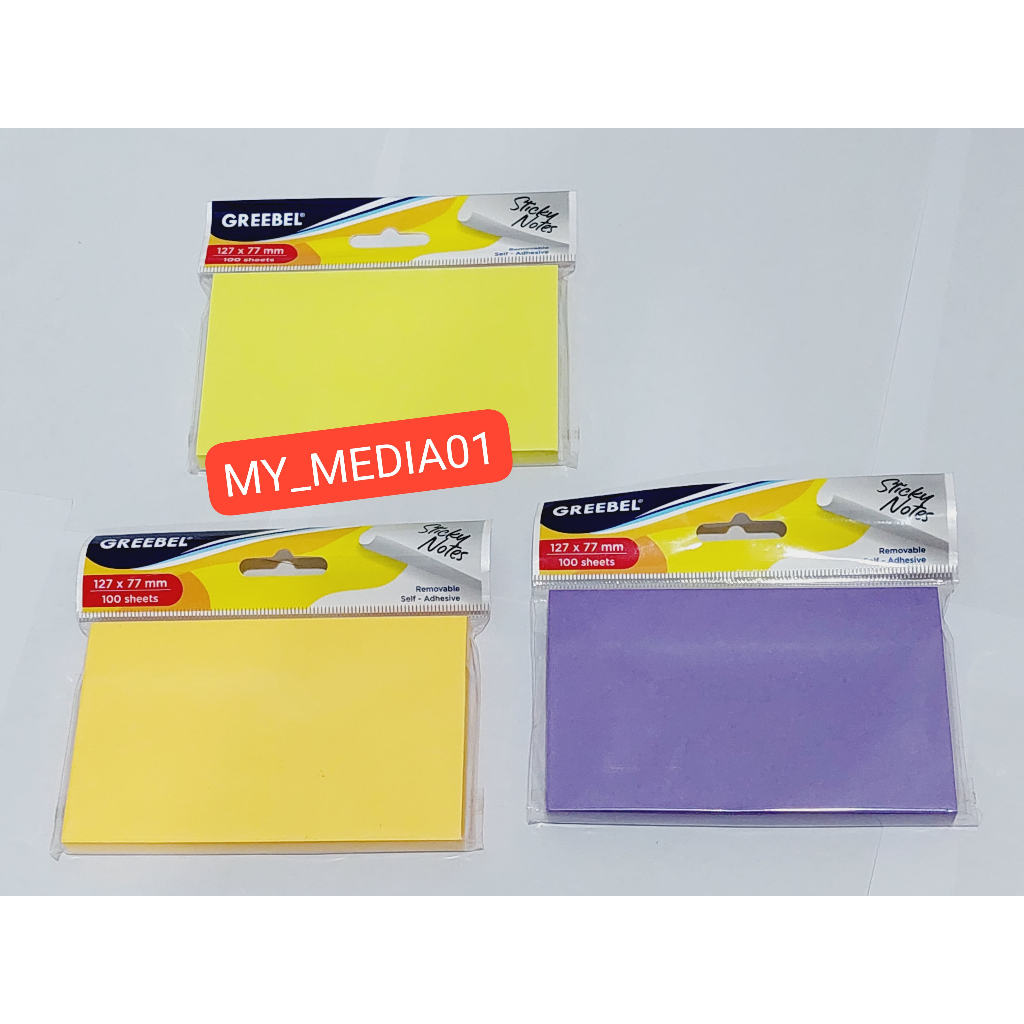 

STICKY NOTES GREEBEL GSN-1W1M 127MM X 77MM 100 LEMBAR TERLARIS