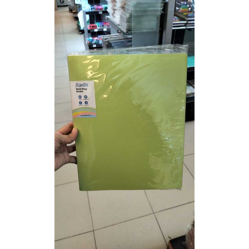 

Gramedia - DSCT BANTEX TRENDY B5 MULTI-RING BINDER 26 PISTACHIO 3126 72