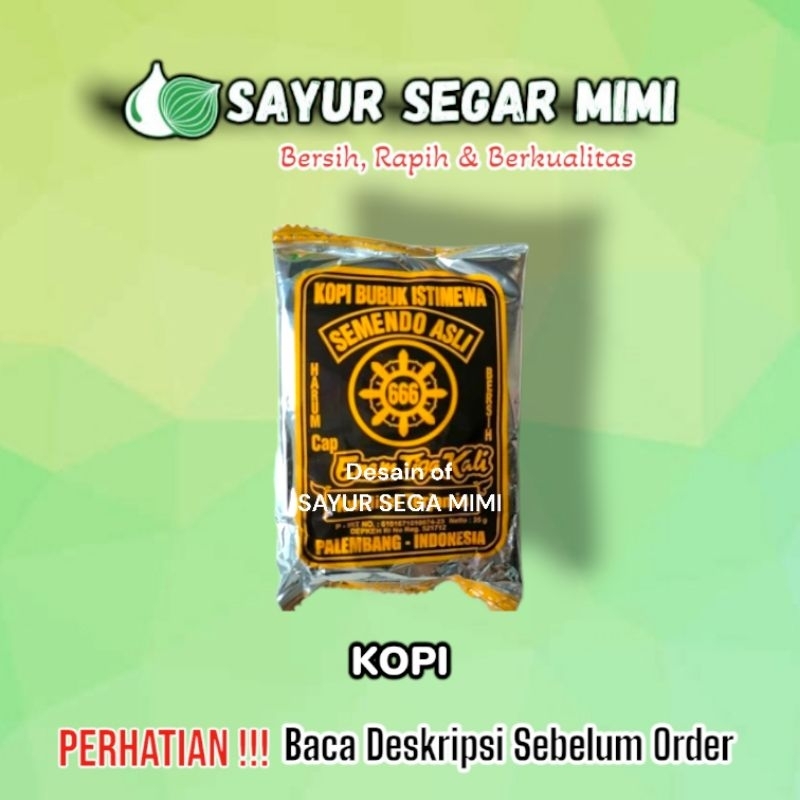 

Kopi semendo istimewa (semendo asli) 190gr - Sayur Segar Mimi