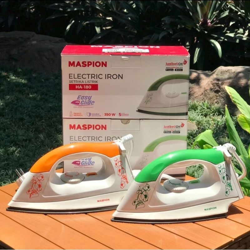 setrika maspion HA 180/ setrika anti lengket iron maspion