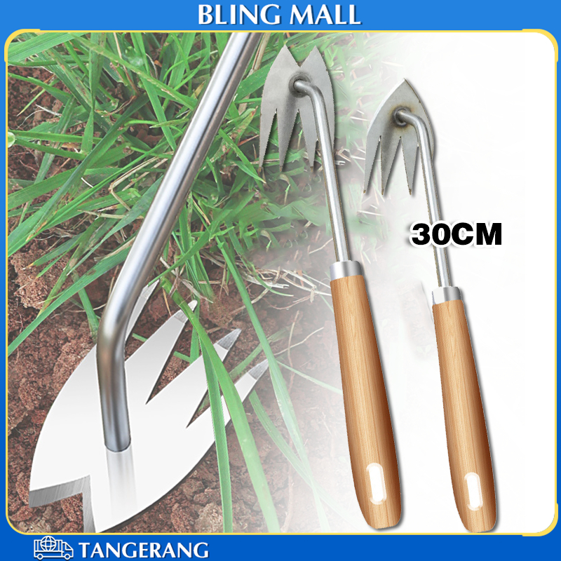 4 Gigi Alat Cabut Rumput Liar Multifungsi Alat Pencabut Rumput Manual Alat Untuk Mencabut Rumput
