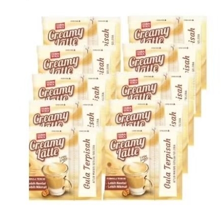 

Torabika creamy latte Renceng 10 sachet