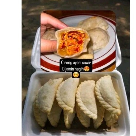 

Cireng ayam suir pedas