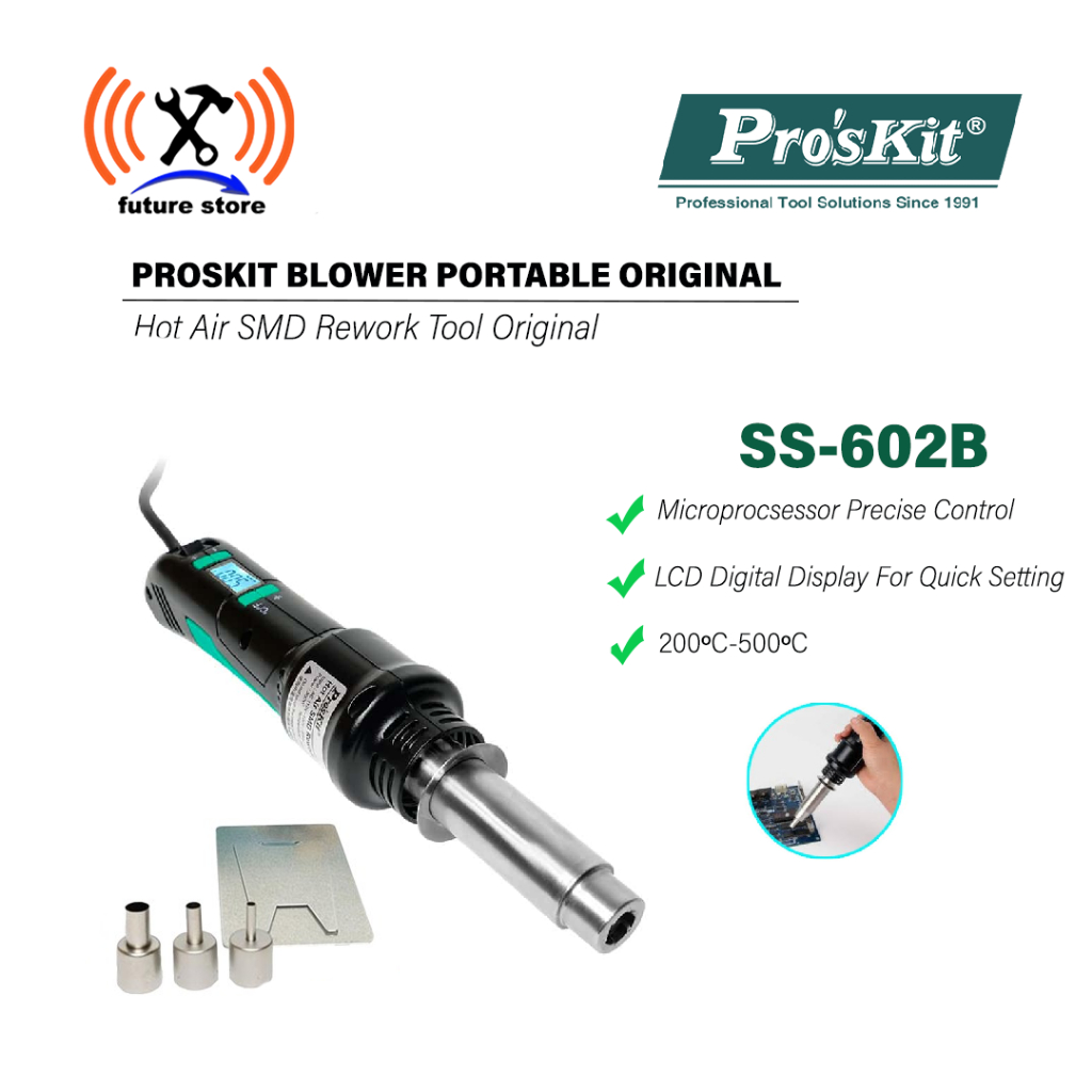 PROSKIT SS-602B Blower Portable - Hot Air SMD Rework Tool Original