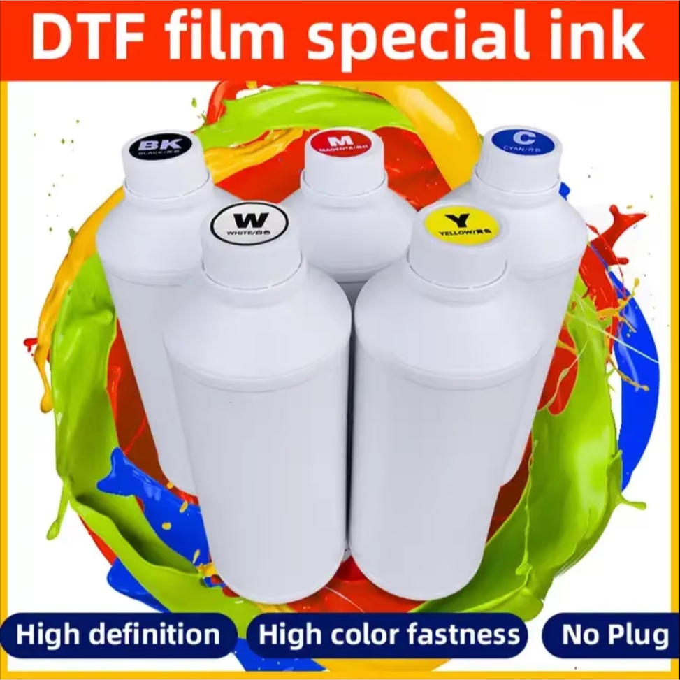 JUAL TINTA MESIN  TDF/TINTA MESIN DTF MURAH/GROSIR TINTA MESIN DTF PUTIH CMYK