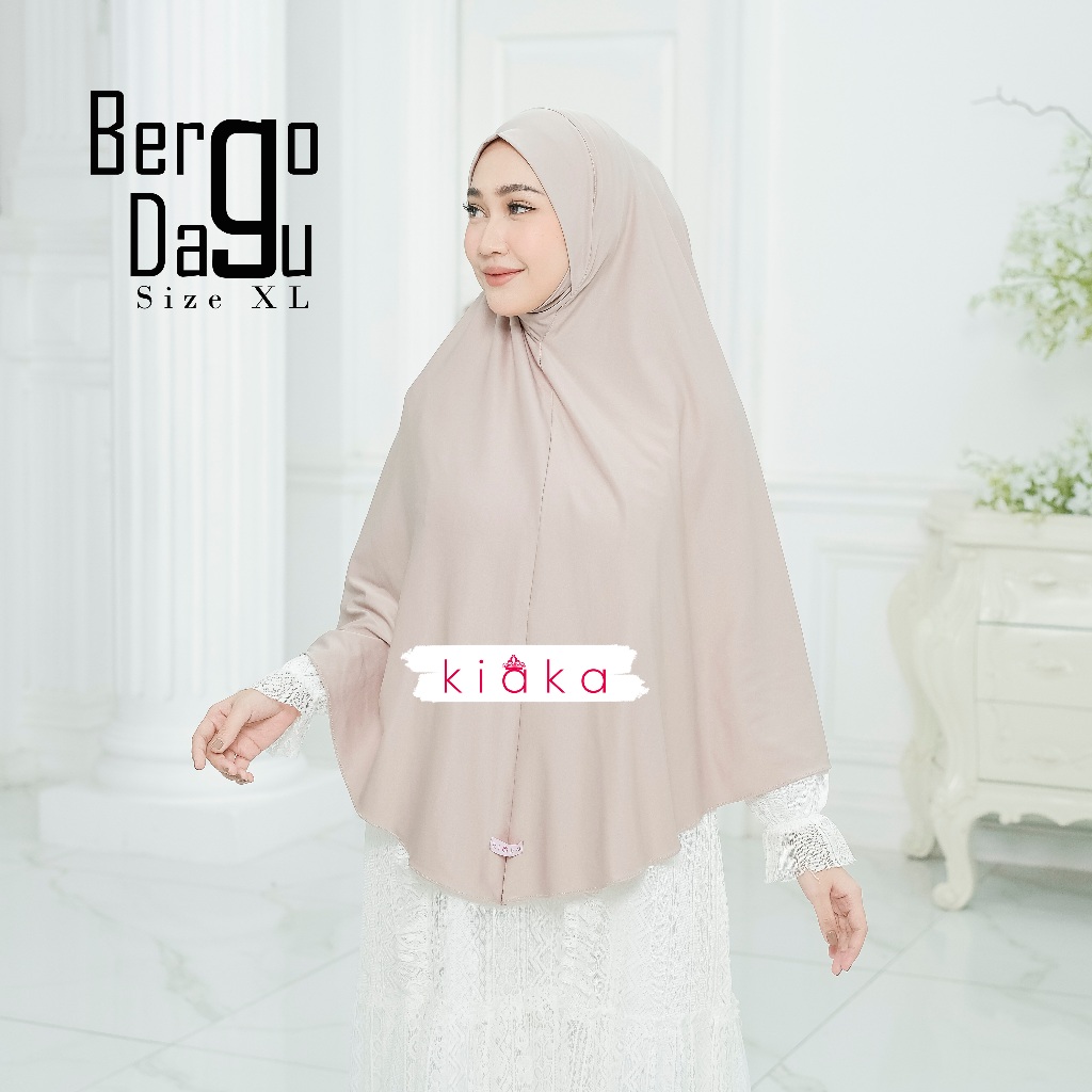 Kiaka - Hijab Dagu Jumbo XL Malay Antem Bergo Inara