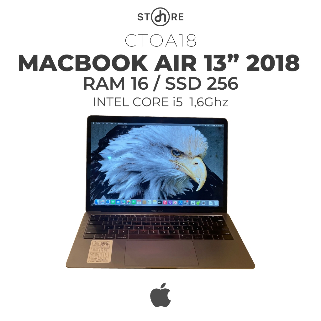 Second , Macbook Air 2018 13" , 16/256 , Grey , CTOA18